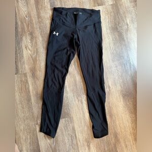 Under‎ Armour sz Lg Compression legging with ankle zippers!